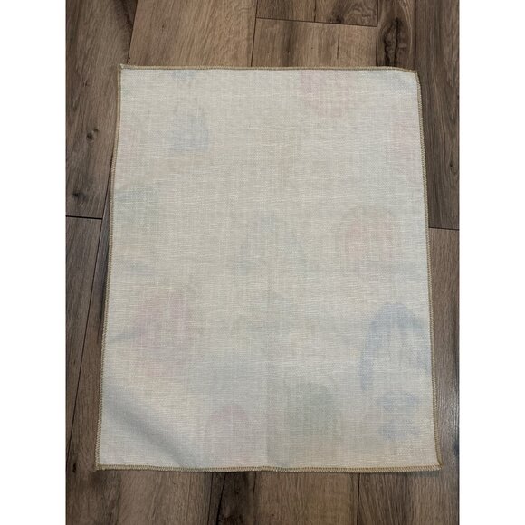 Colorful Insect-Themed Linen Table Runner Cloth  17x22" - Picture 6 of 6